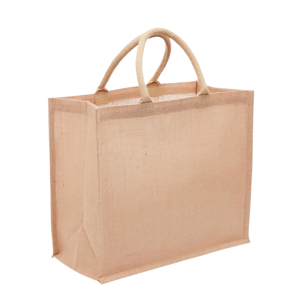 Certified reusable jute and cotton bags